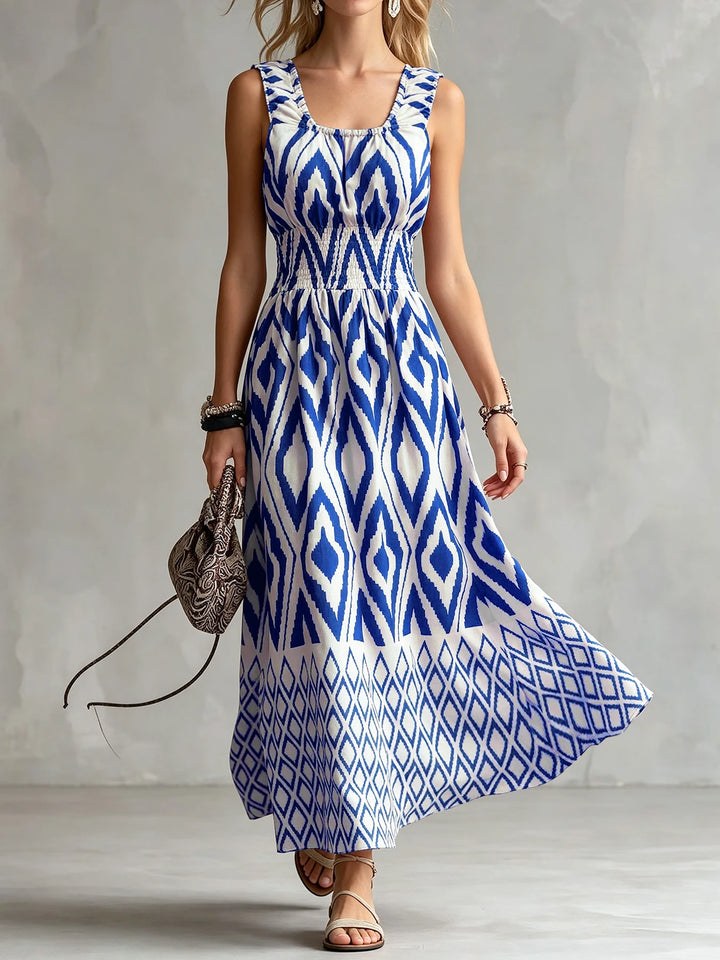 Amara Relaxed Bohemian Midi Dress