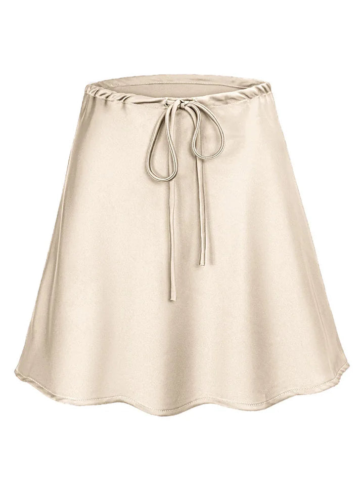 Orlina Satin Mini Skirt