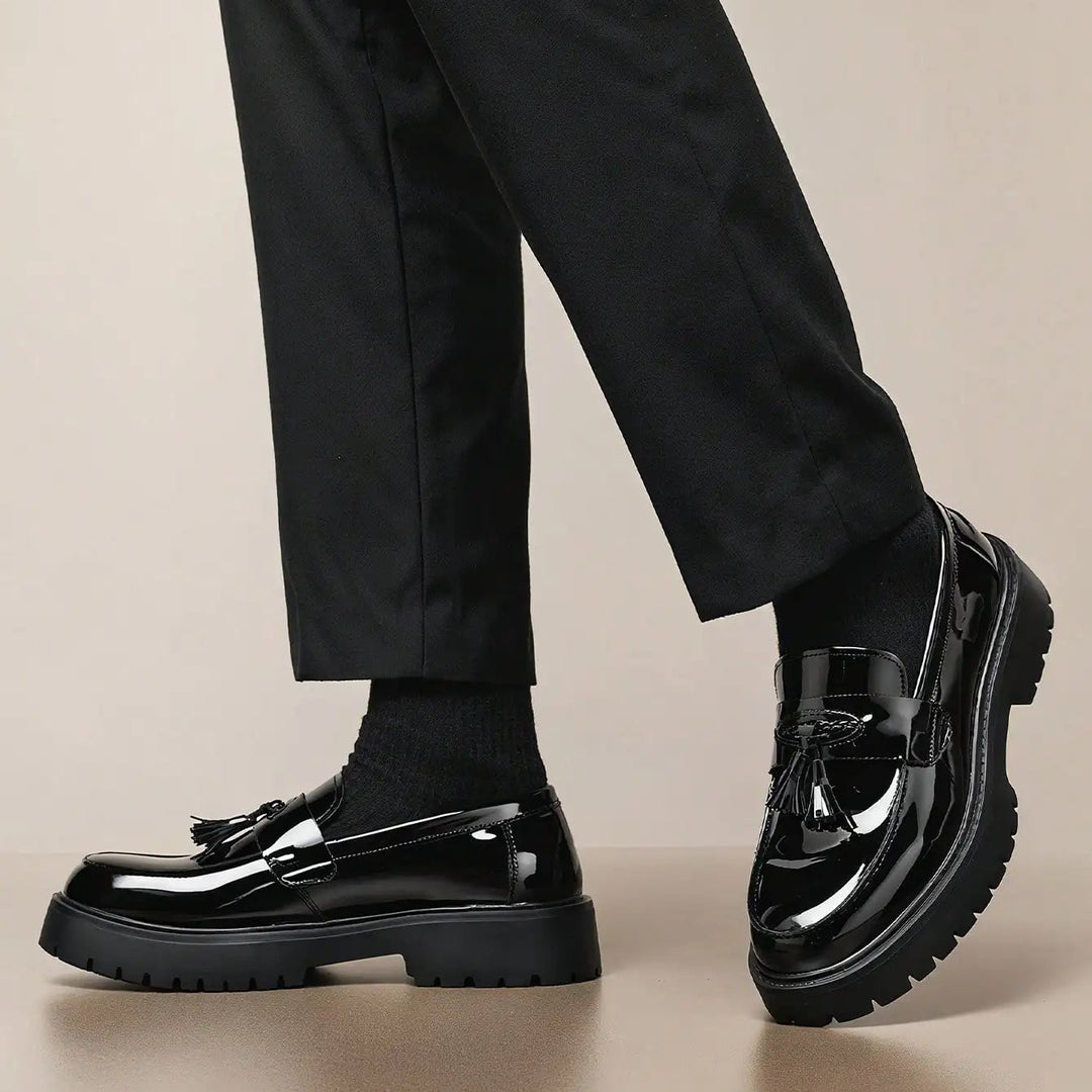 Monaco Leather Tassel Loafers