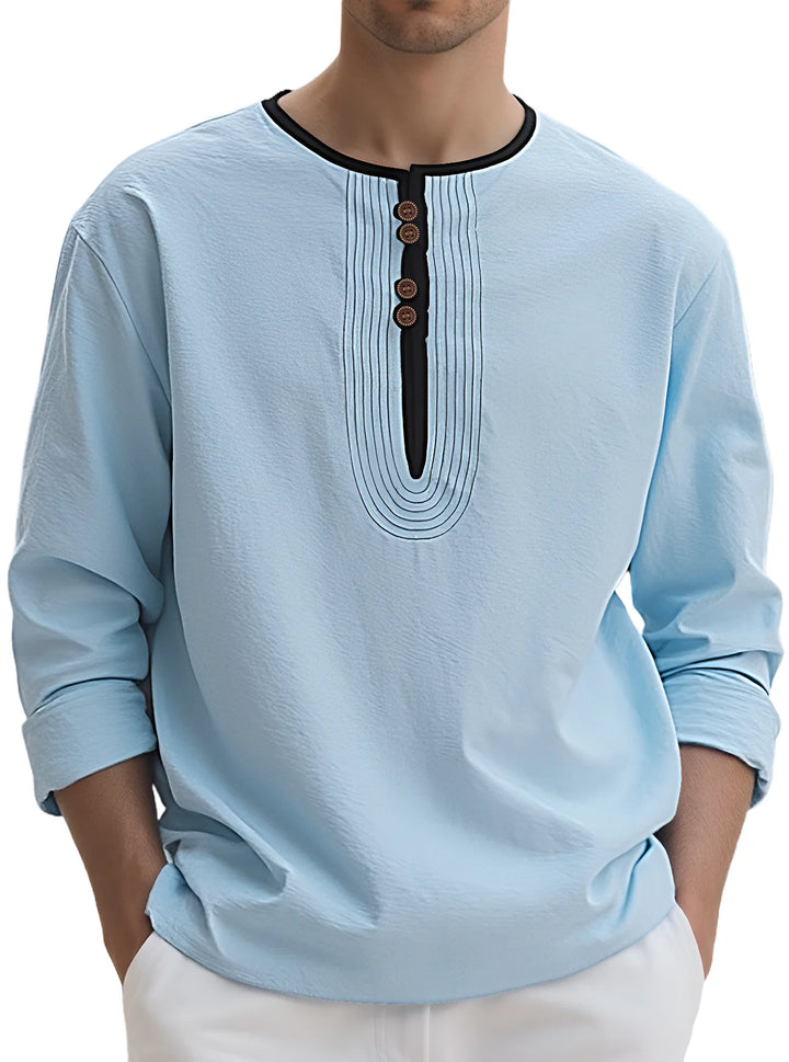 Holden Long Sleeve Henley Shirt