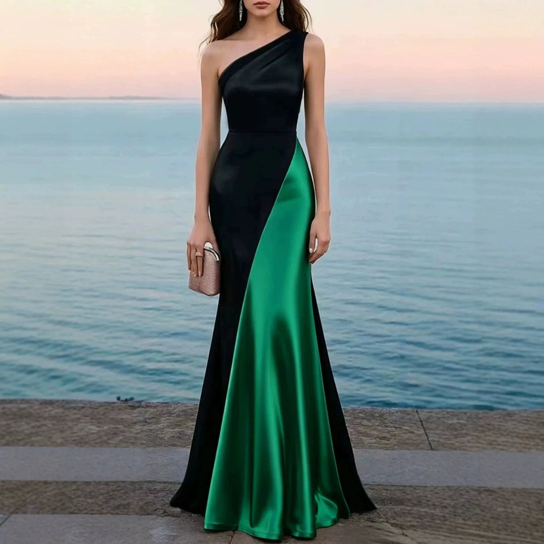 Monroe Satin Wedding Guest Dress