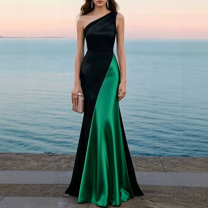 Monroe Satin Wedding Guest Dress