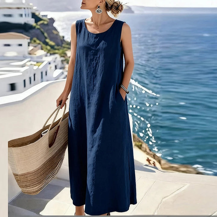 Kendall Elegant Sleeveless Maxi Dress