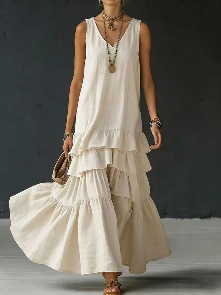 Krista Tiered Ruffle Maxi Dress