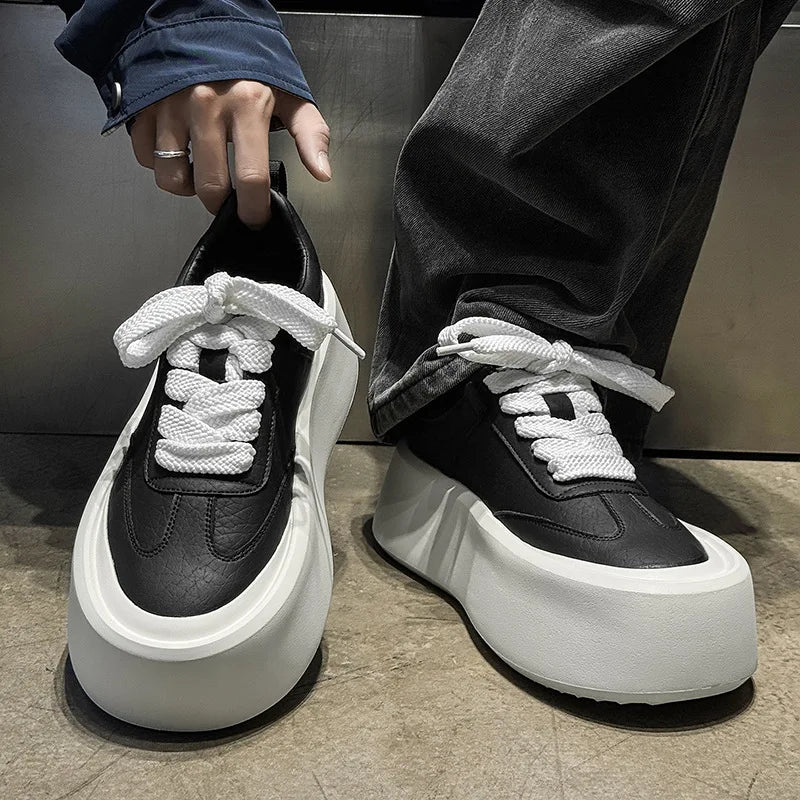 Mercer Wide Lace Platform Sneakers
