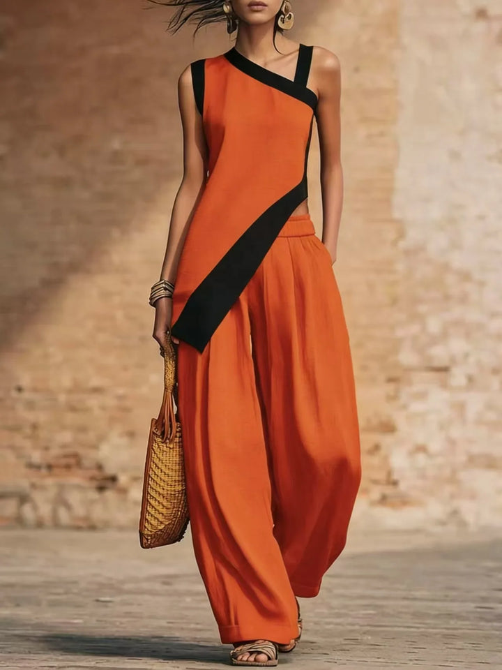 Danielle Asymmetrical Matching Set