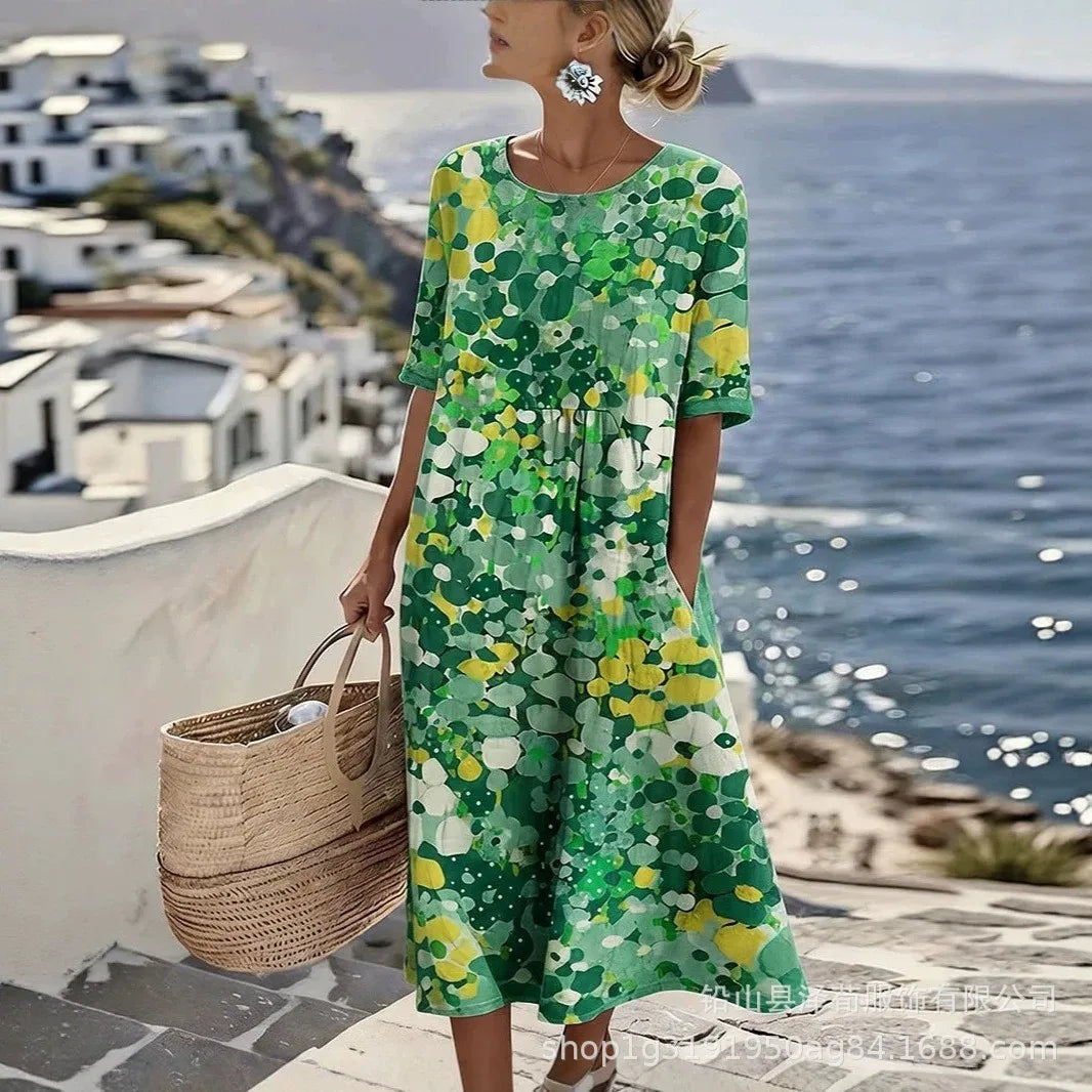 Arabella Boho Floral Maxi Dress