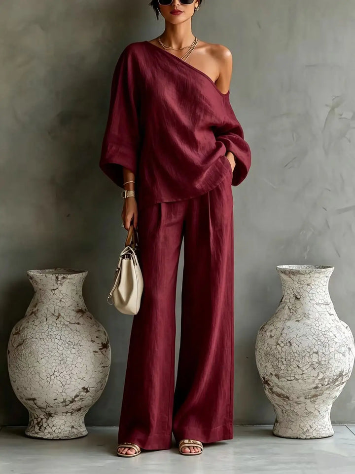Thea One Shoulder Matching Set
