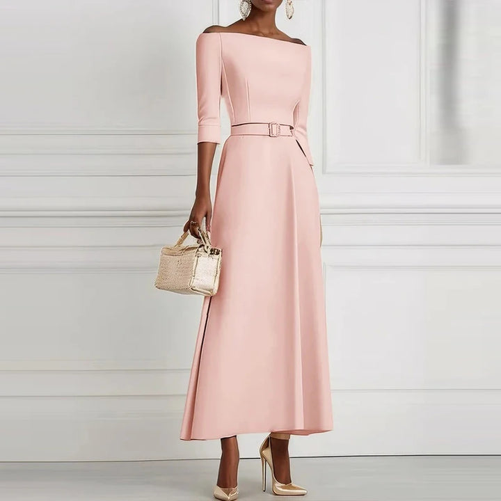 Victoria Elegant Long Sleeve Maxi Dress