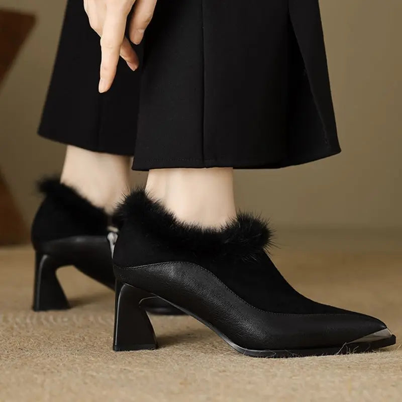 Faye Whisper Furry Boot