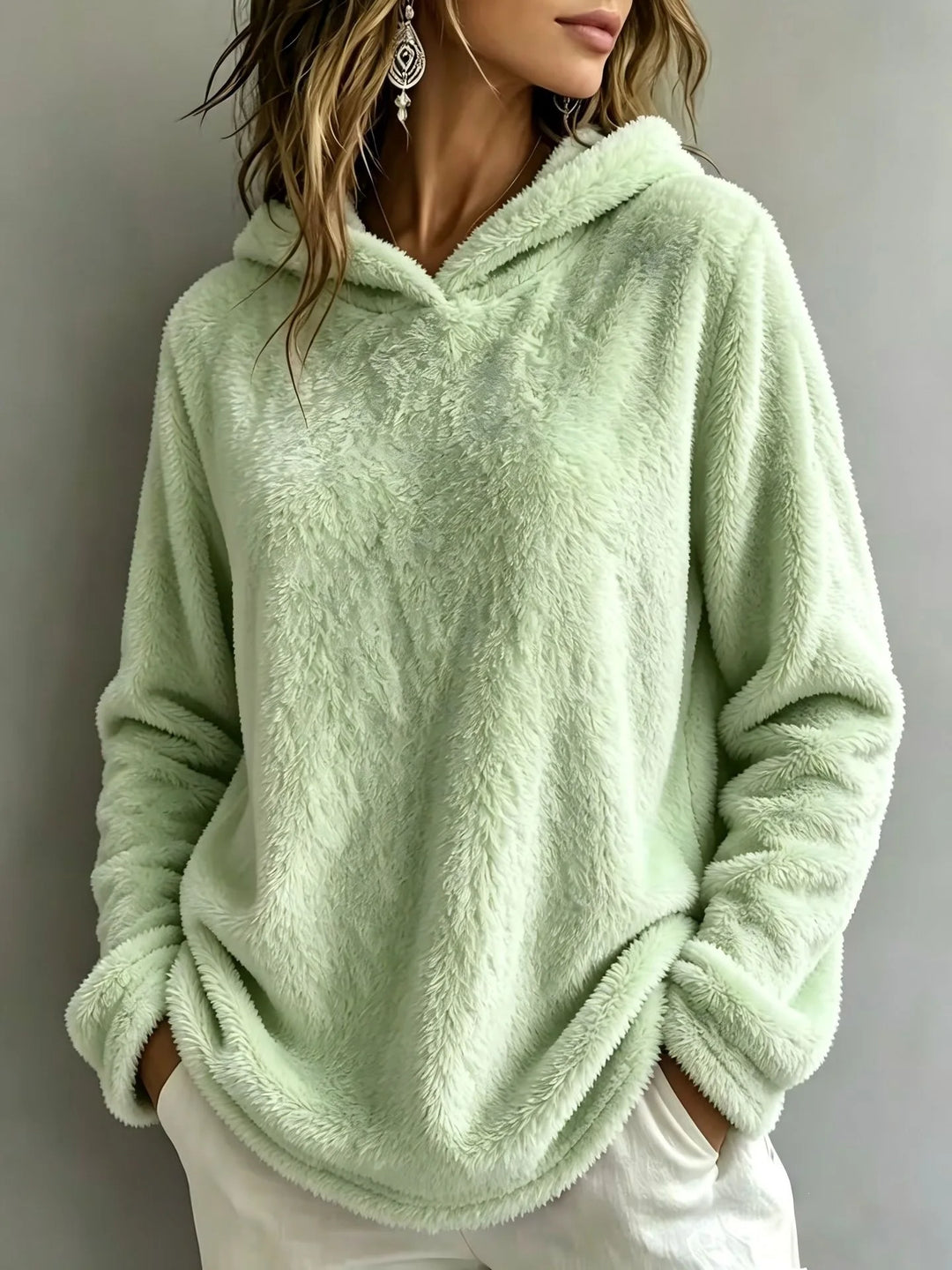 Harlow Fuzzy Fleece Hoodie