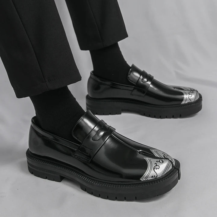Obsidian Tabi Leather Loafer