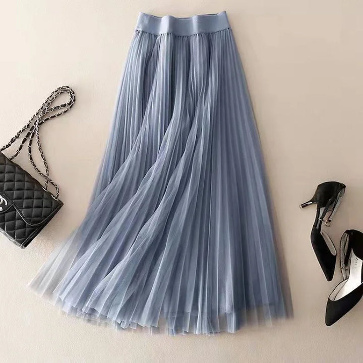 Morgan Pleated Flowy Skirt