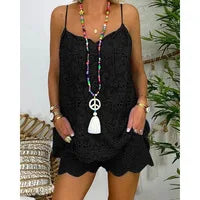 Bianca Soft Ruffled Embroidery Casual Set