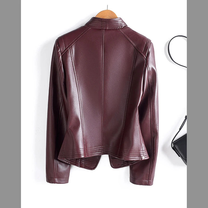 Elowen Sheepskin Moto Jacket