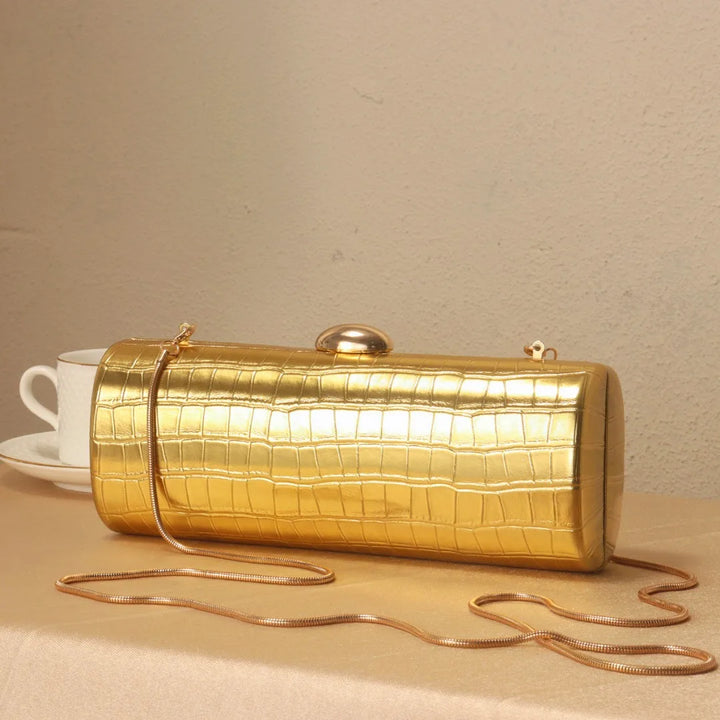 Camille Glossy Evening Party Clutch