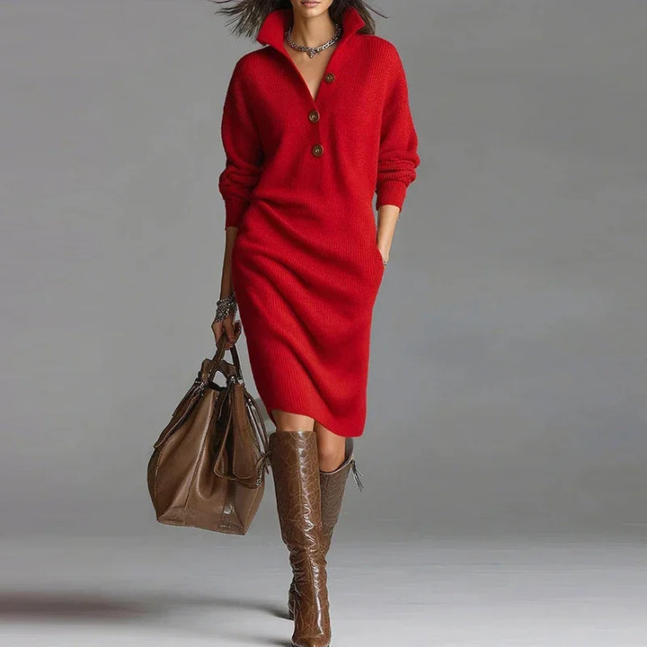 Adeline Knit Midi Dress