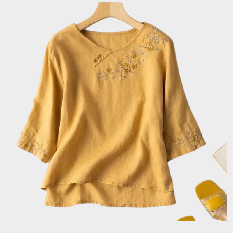 Seren Floral Embroidered Blouse