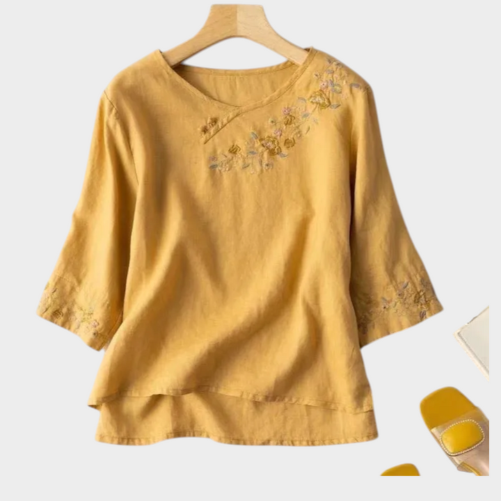Seren Floral Embroidered Blouse