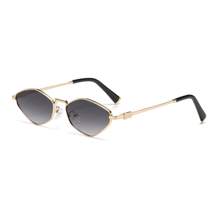 Monica Geometric Metal Sunglasses