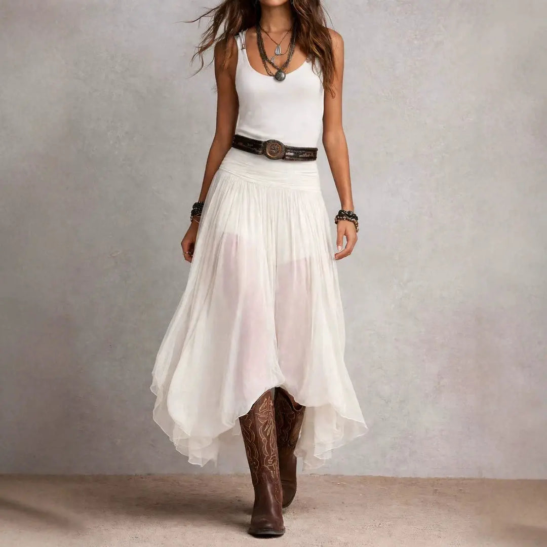 Elaria Effortless Flowy Bohemian Maxi Dress
