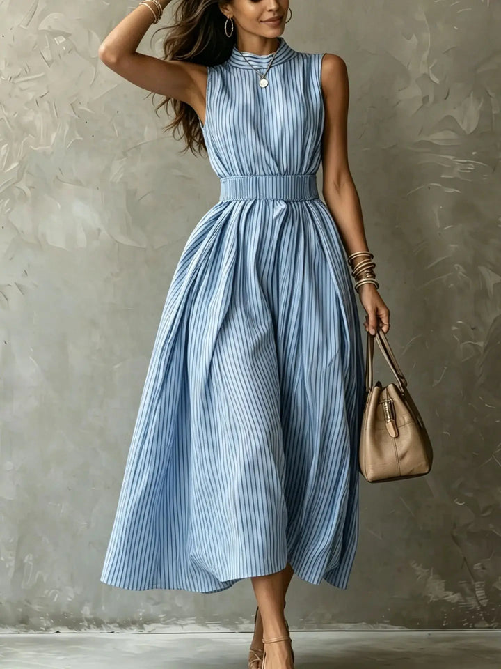 Elise Elegant Sleeveless Midi Dress