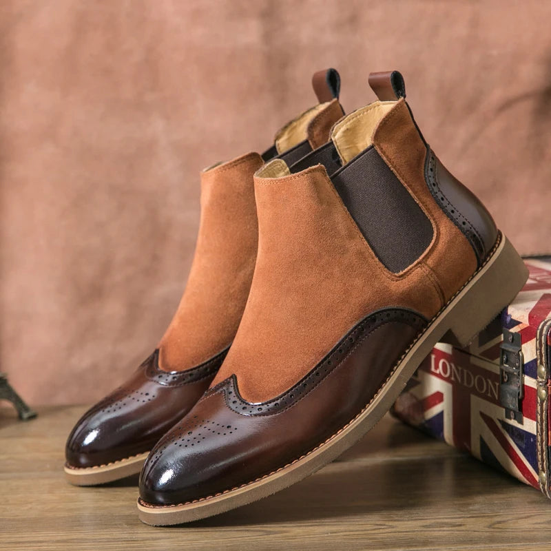 Grantham Wingtip Chelsea Boot