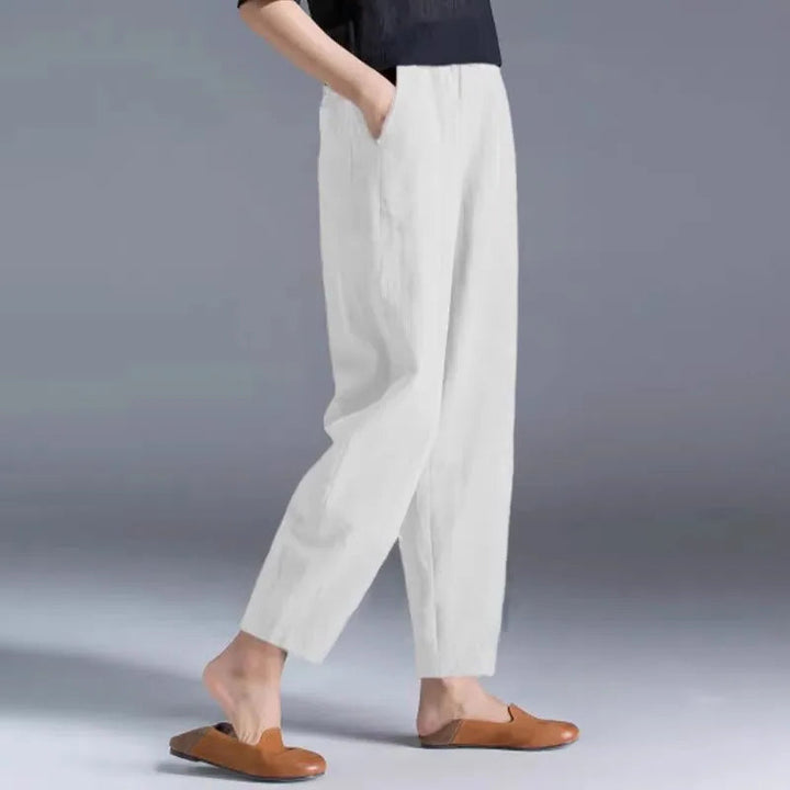 Raelyn Cotton Linen Harem Pants