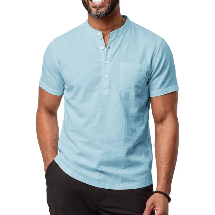 Blake Breathable Linen Tee