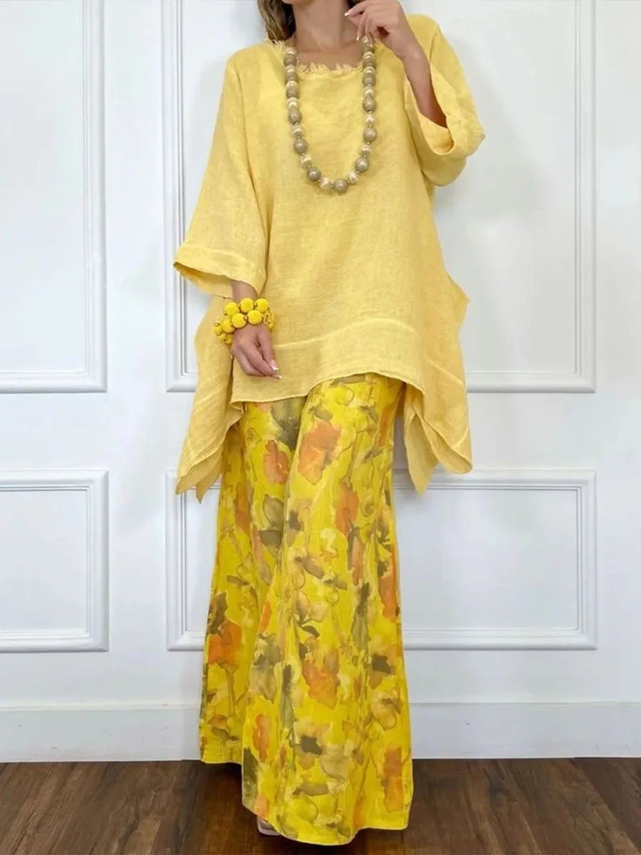 Elowen Printed Loose Two-Piece Set