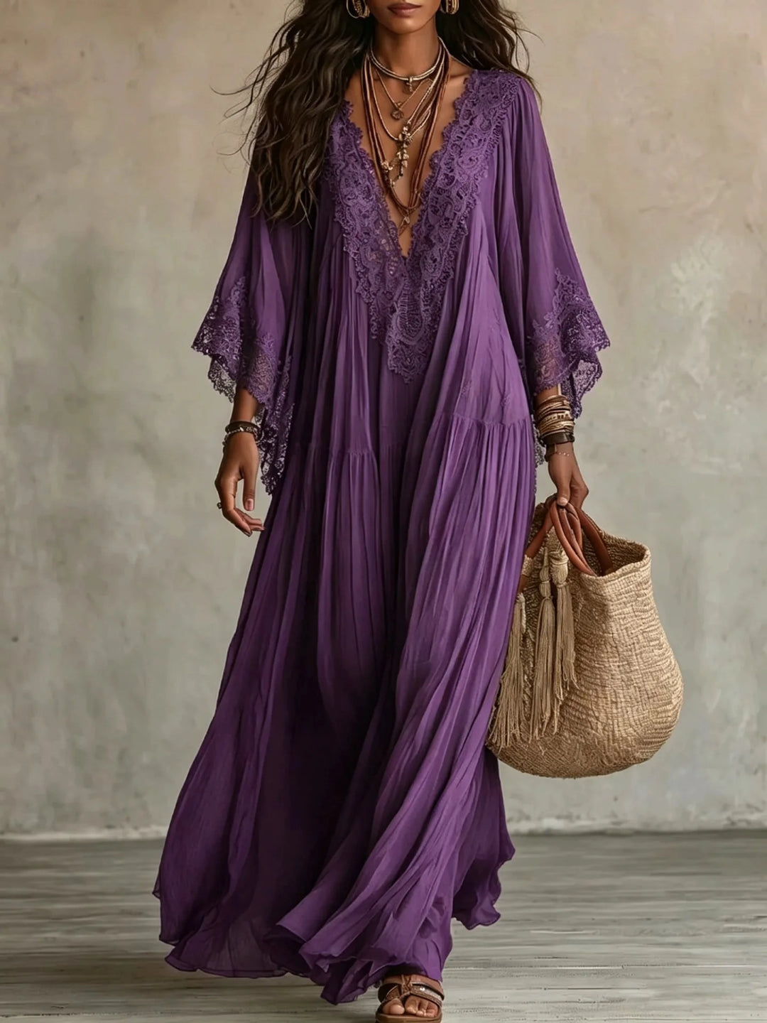 Zahara Bohemian Maxi Dress