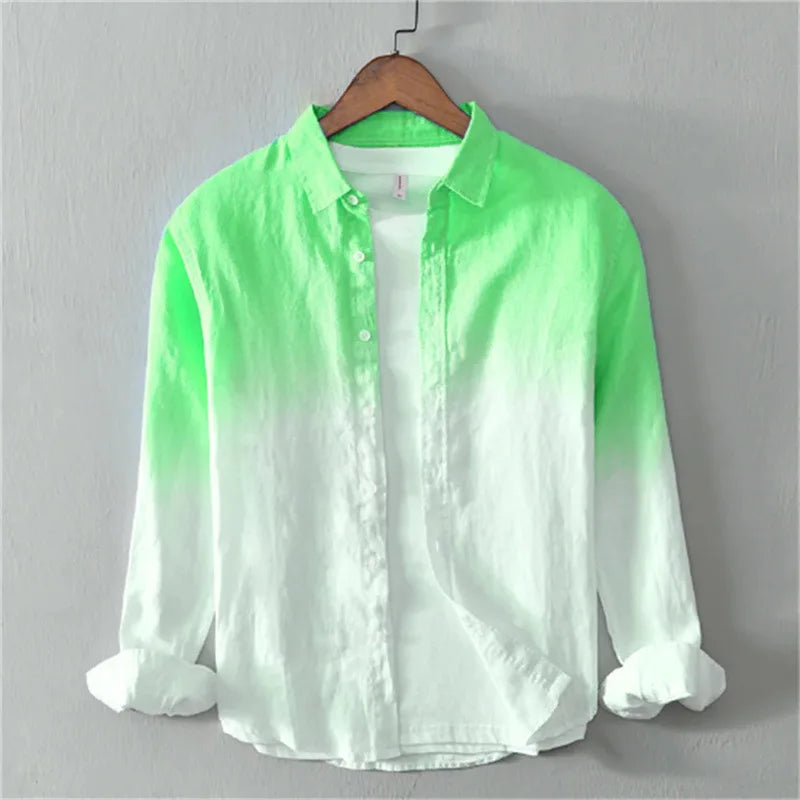 Evan Ombre Button Front Shirt
