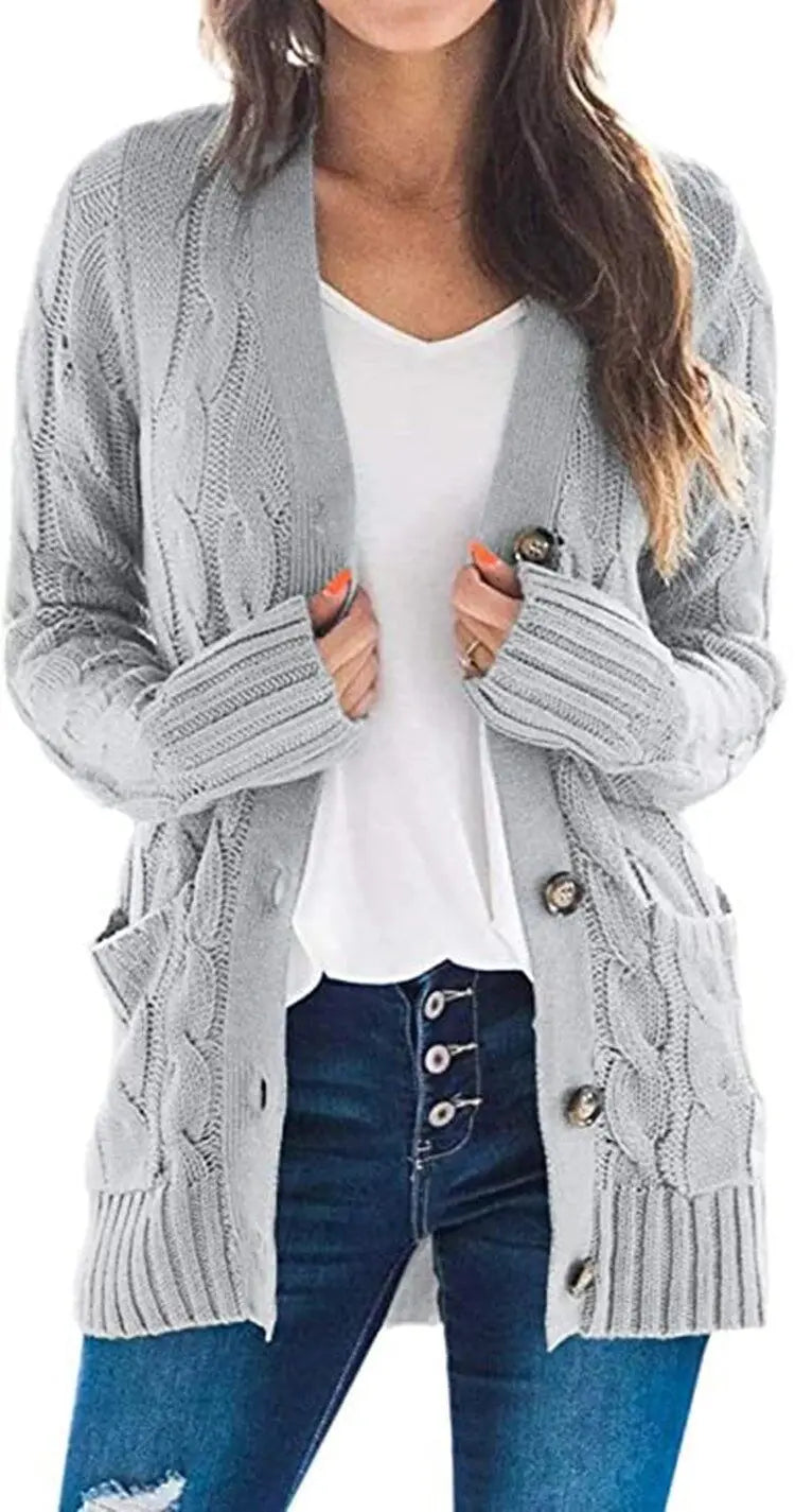 Elowen Cable Knit Cardigan