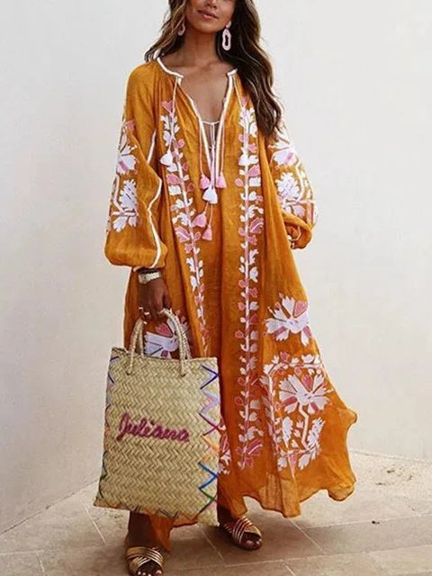 Savanna Bohemian Maxi Dress