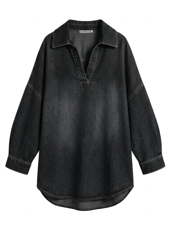 Delphine Washed Denim Shirt