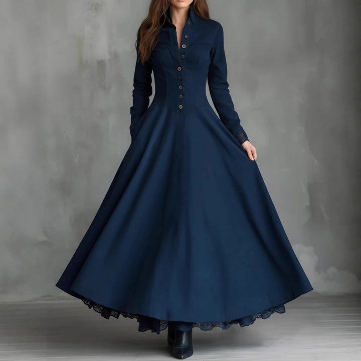 Camille Faux Suede Maxi Dress