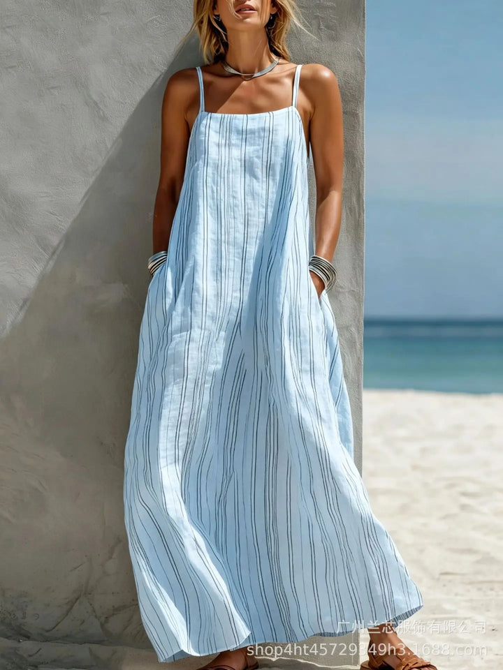 Leony Sleeveless Summer Beach Dress