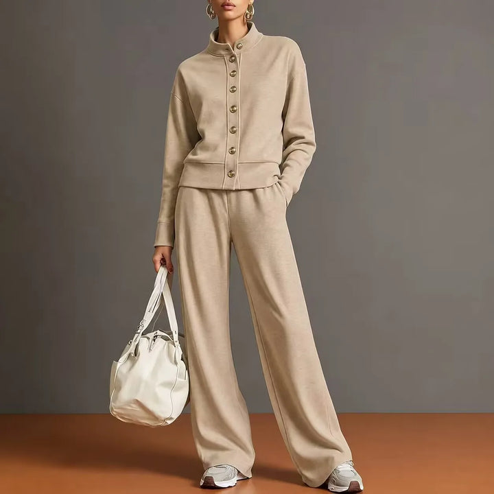 Bianca Button Front Pant Set