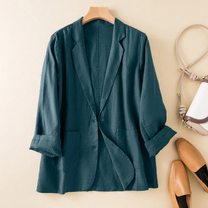 Sabrina Linen Summer Blazer