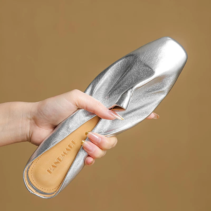 Marlowe Genuine Leather Flats