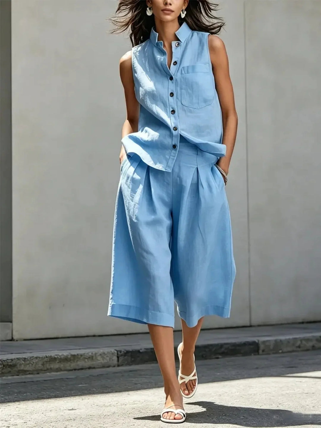 Kimberly Effortless Vacation Shorts Set