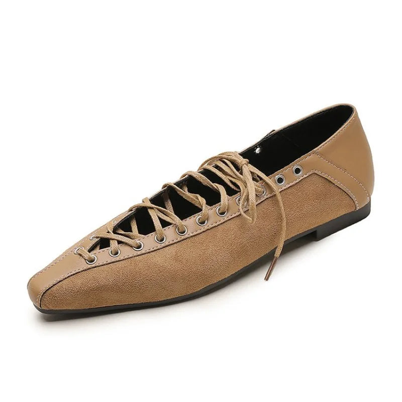 Vesper Classic Lace Up Flats