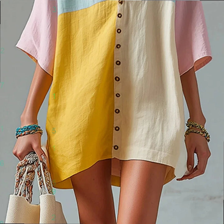 Camille Colorblock Mini Dress