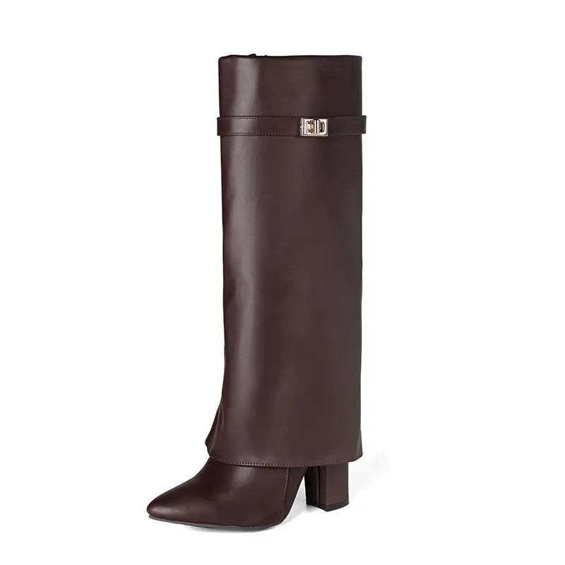 Monroe Square Heel Knee Boots
