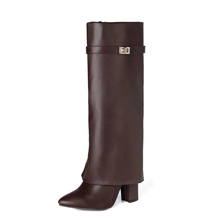Monroe Square Heel Knee Boots