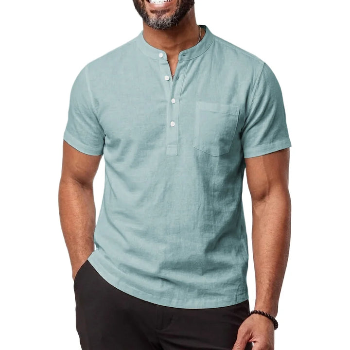 Blake Breathable Linen Tee