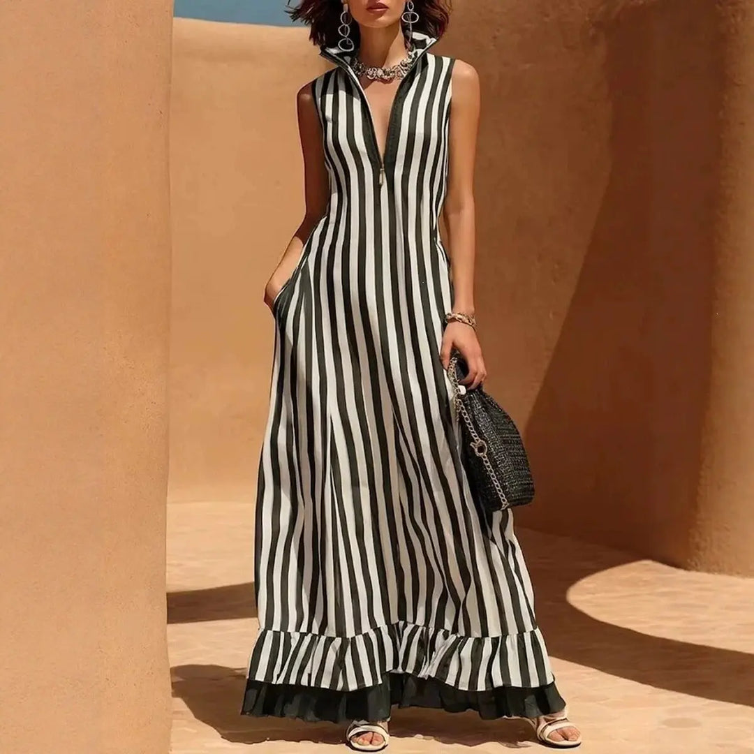 Juliette Striped Maxi Dress