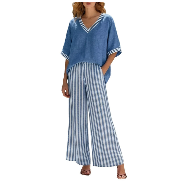 Mila Striped Two Piece Set
