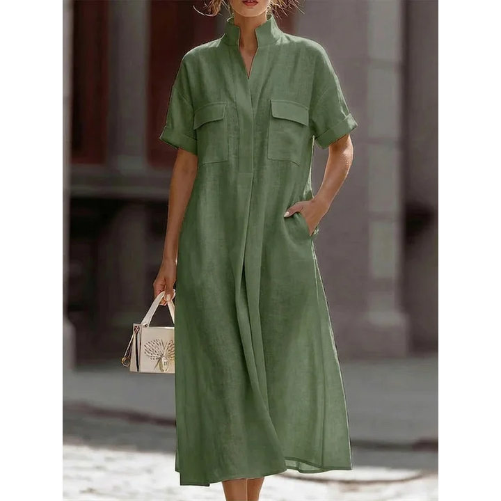 Ivy Loose Shirt Dress