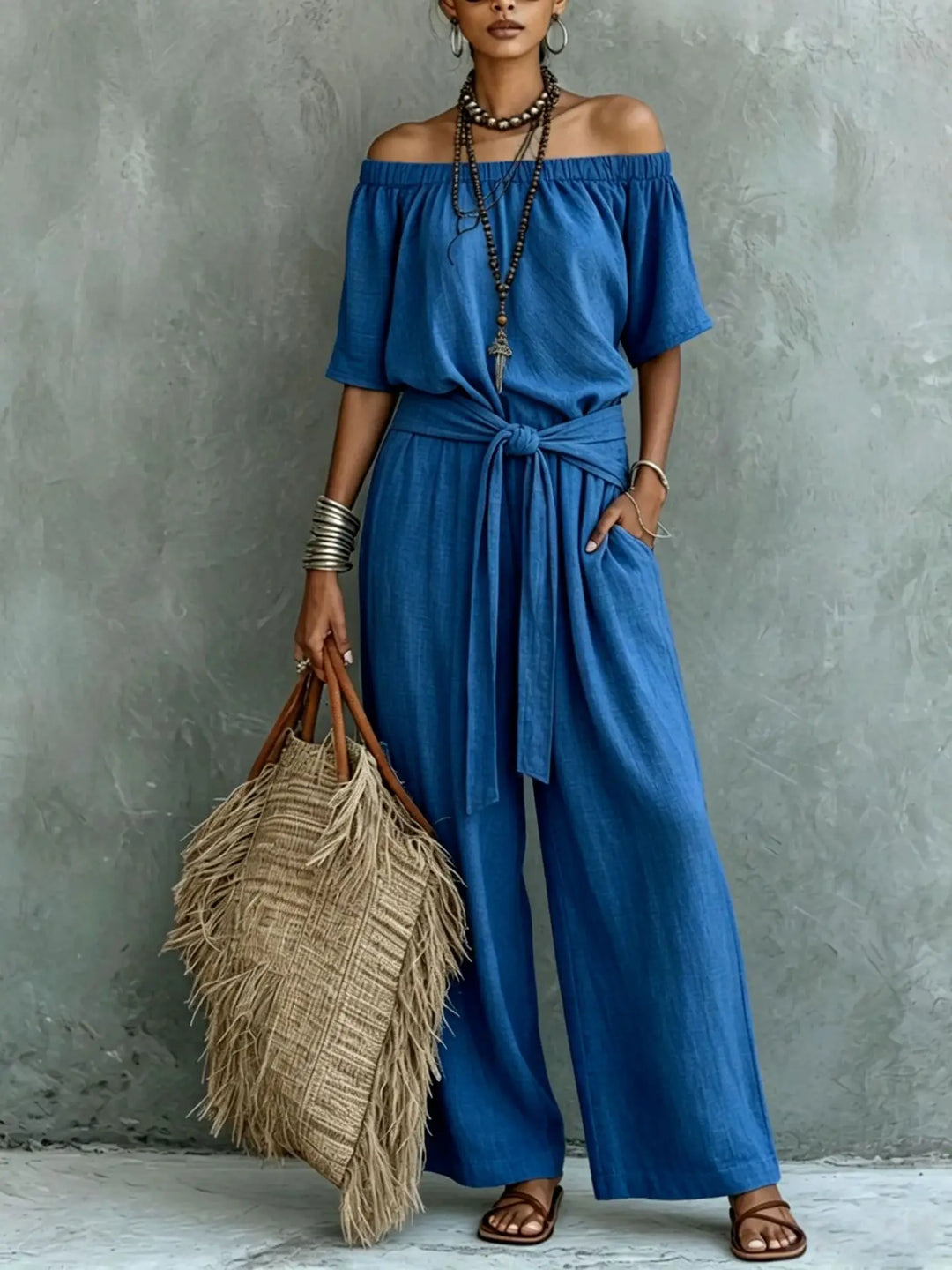 Madison Casual Wide Leg Jumpsuit